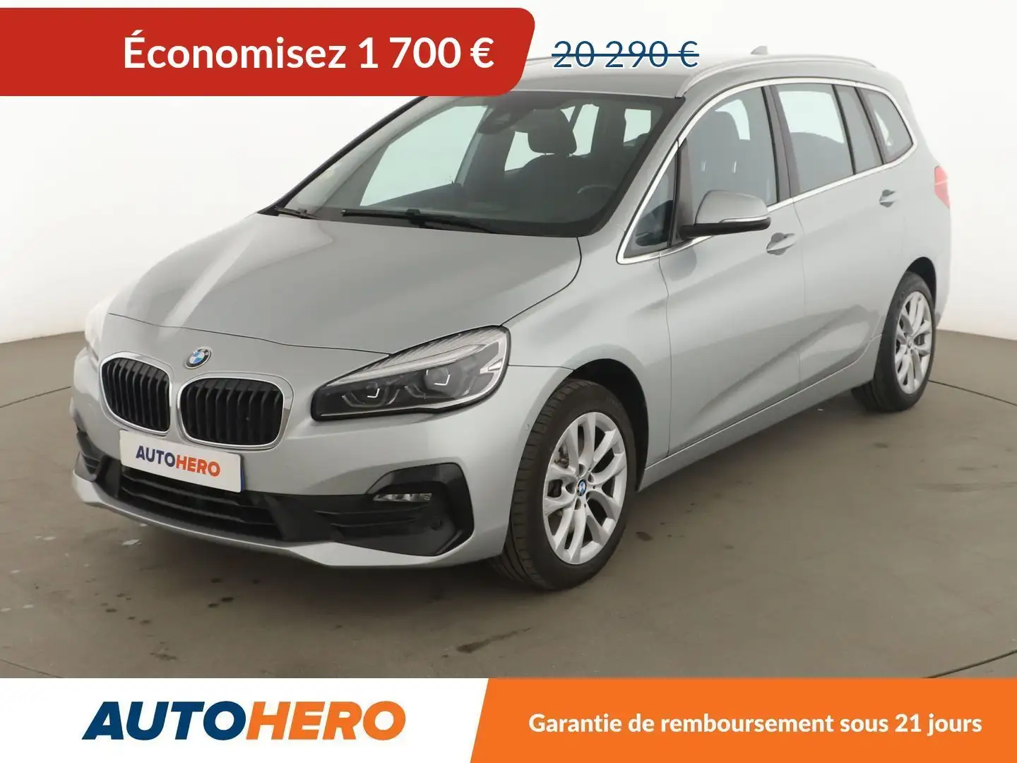 BMW 218 Gran Tourer 218d Business Design BVA8 Gris - 1