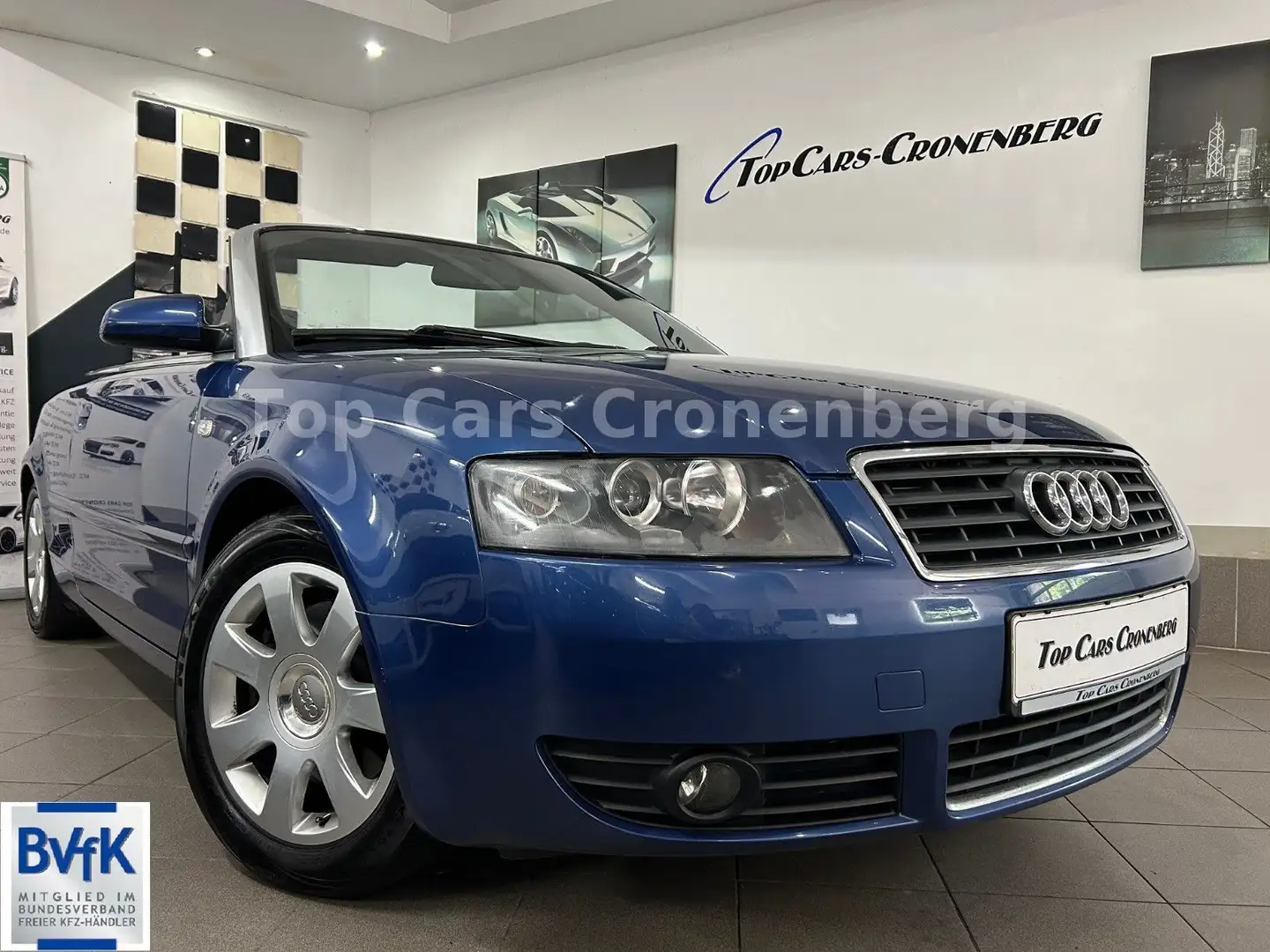 Audi A4 Cabriolet 1.8 Turbo*TÜV 2027*Original Zustand Blau - 1