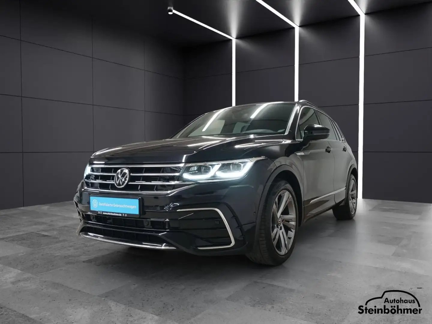 Volkswagen Tiguan R-Line 2.0TDI 4M DSG IQ-LED Navi Sideassist Noir - 2