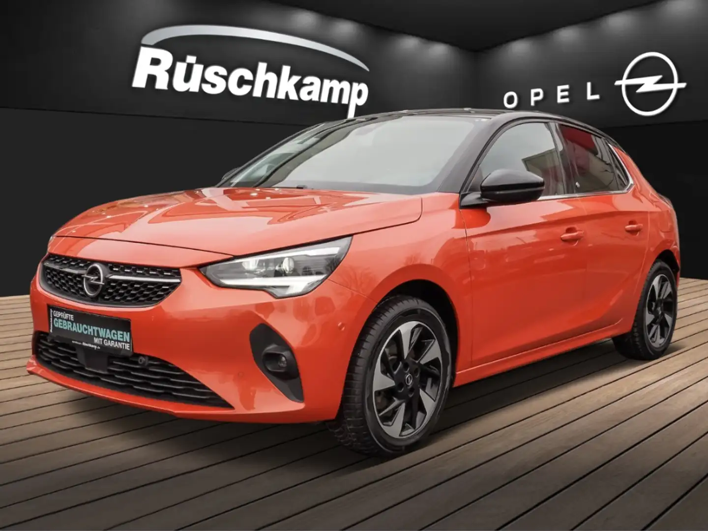 Opel Corsa-e F Edition 11KW 3-Phasen R-CAM DAB+SHZ BT Orange - 1