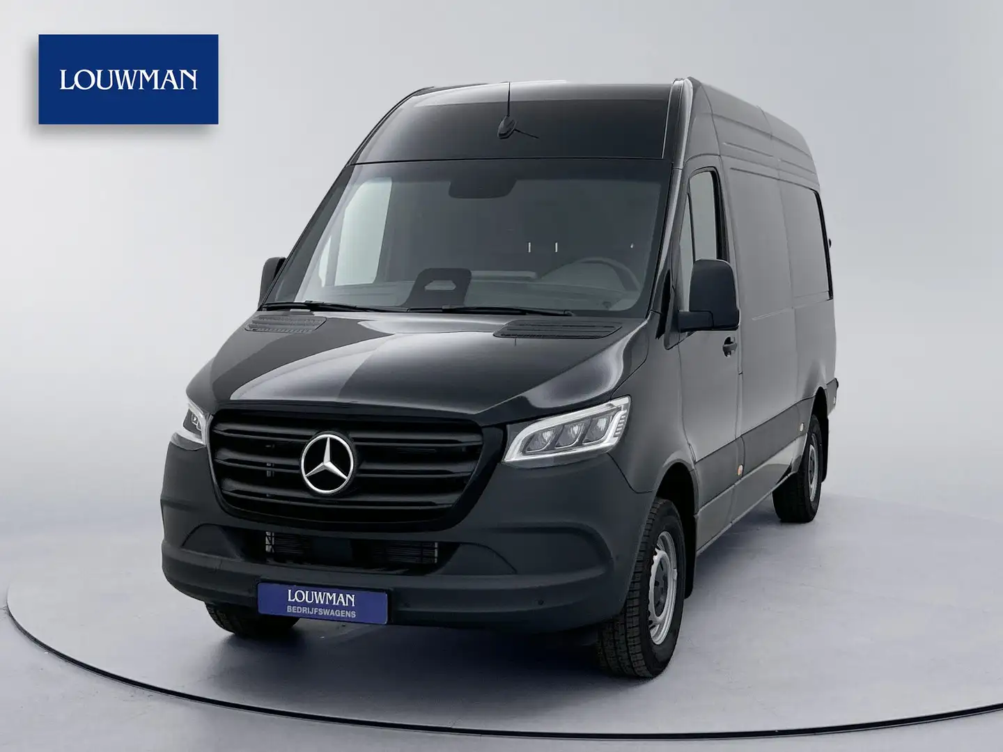 Mercedes-Benz Sprinter 319 PRO L2H2 Trekhaak Navigatie LED Achteruitrijca Zwart - 1