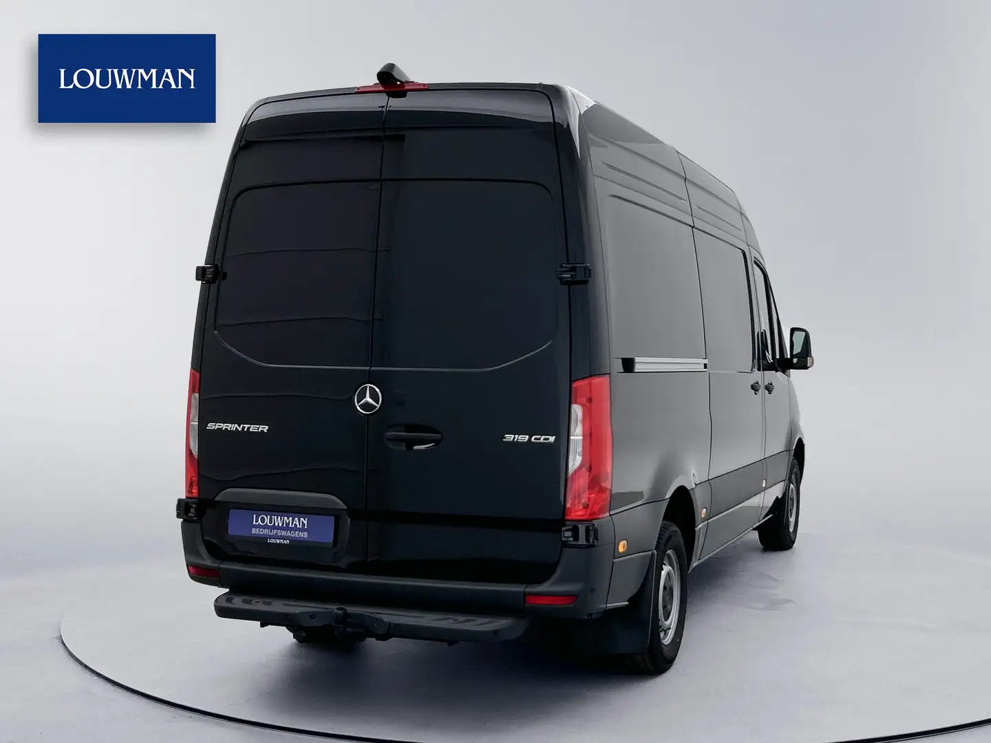 Mercedes-Benz Sprinter 319 PRO L2H2 Trekhaak Navigatie LED Achteruitrijca Zwart - 2