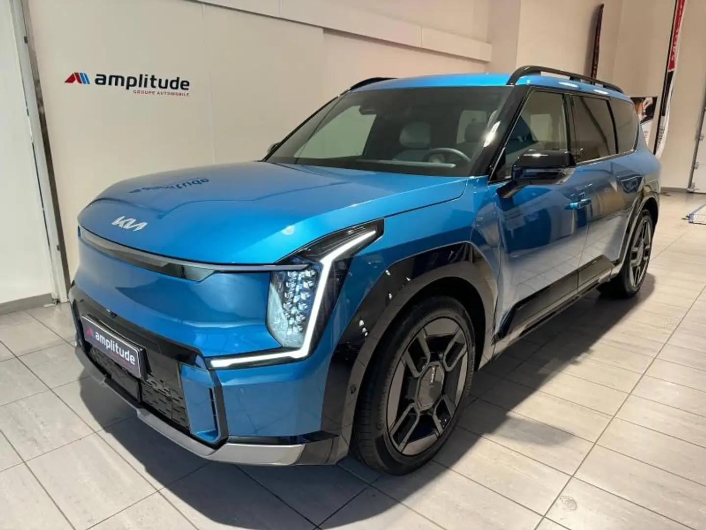 Kia EV9 385ch GT-Line 4WD Bleu - 1