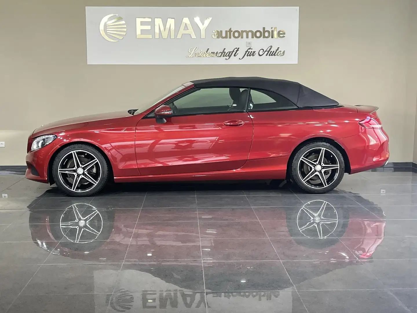 Mercedes-Benz C 220 d Cabrio Amg Line /LED/Leder/Navi/R.Kamera - 1