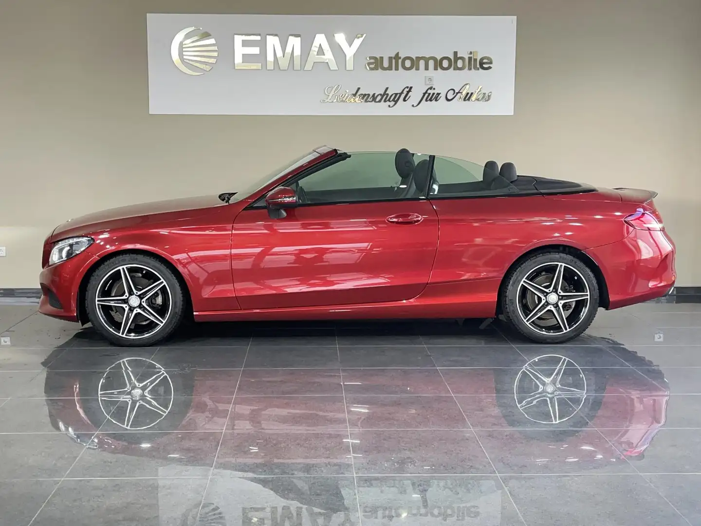 Mercedes-Benz C 220 d Cabrio Amg Line /LED/Leder/Navi/R.Kamera - 2