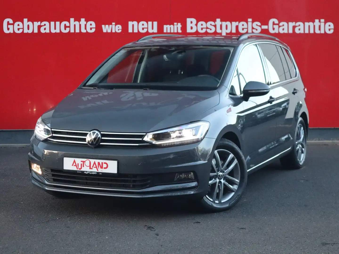 Volkswagen Touran 1.5 TSI DSG LED ACC 7-Sitzer DAB Kamera Grigio - 2