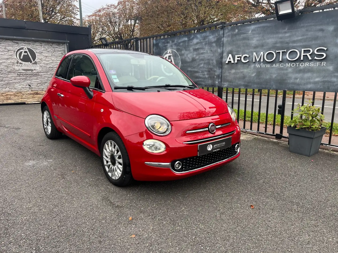 Fiat 500 Lounge Dualogic Rouge - 1