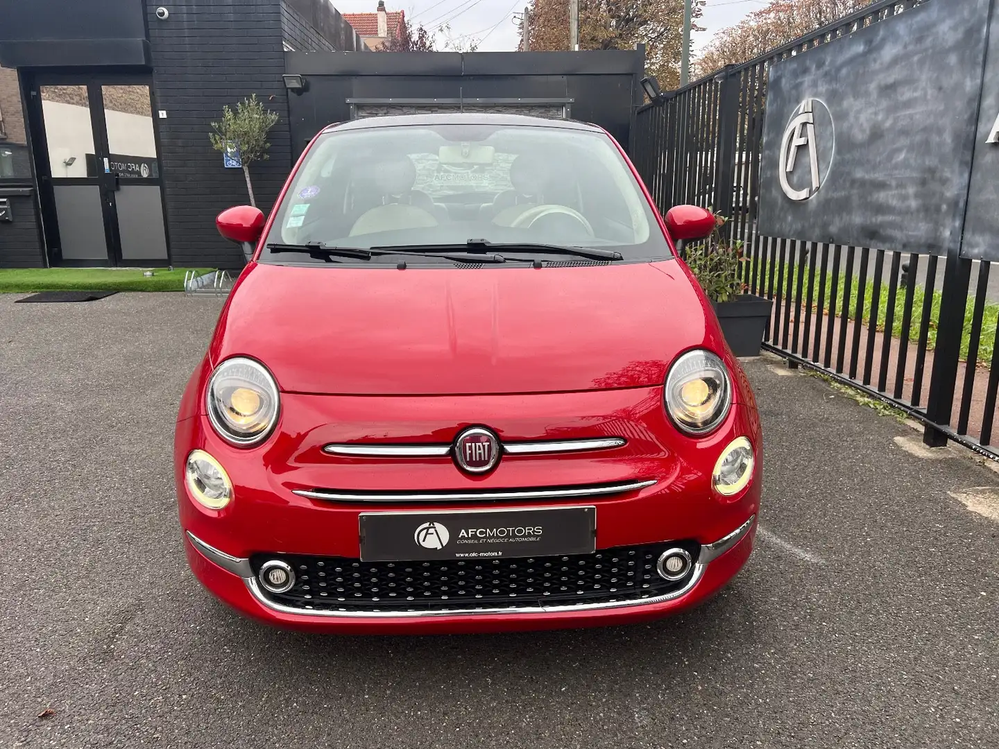 Fiat 500 Lounge Dualogic Rouge - 2