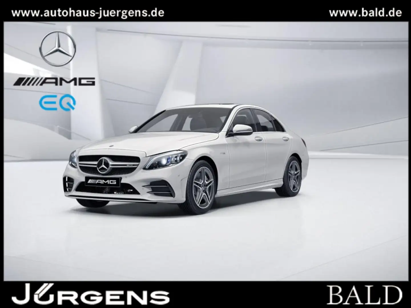 Mercedes-Benz C 43 AMG 4M Comand/SHD/Cam/Memo/Distr/Keyl/18' Blanc - 2
