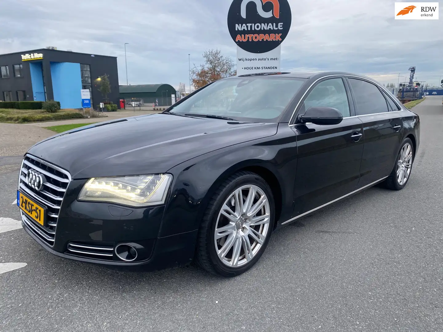 Audi A8 2012 * 3.0 TDI quattro Lang Pro Line+ * AUTOMAAT * Zwart - 1