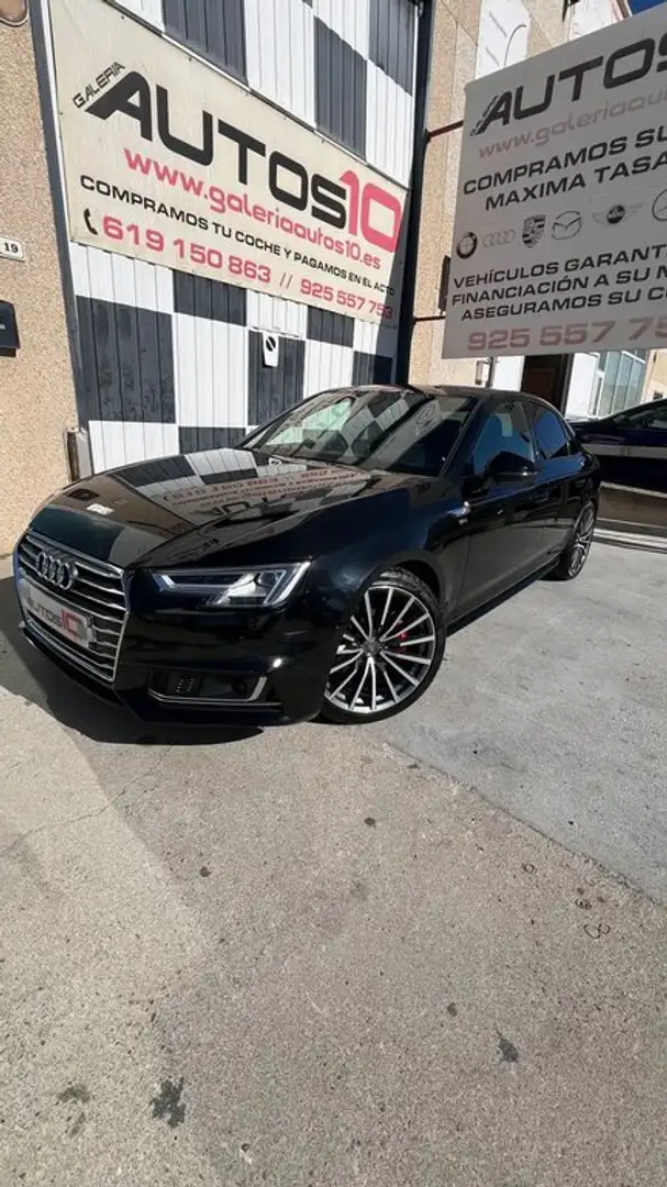 Audi A4 190CV S LINE Noir - 1