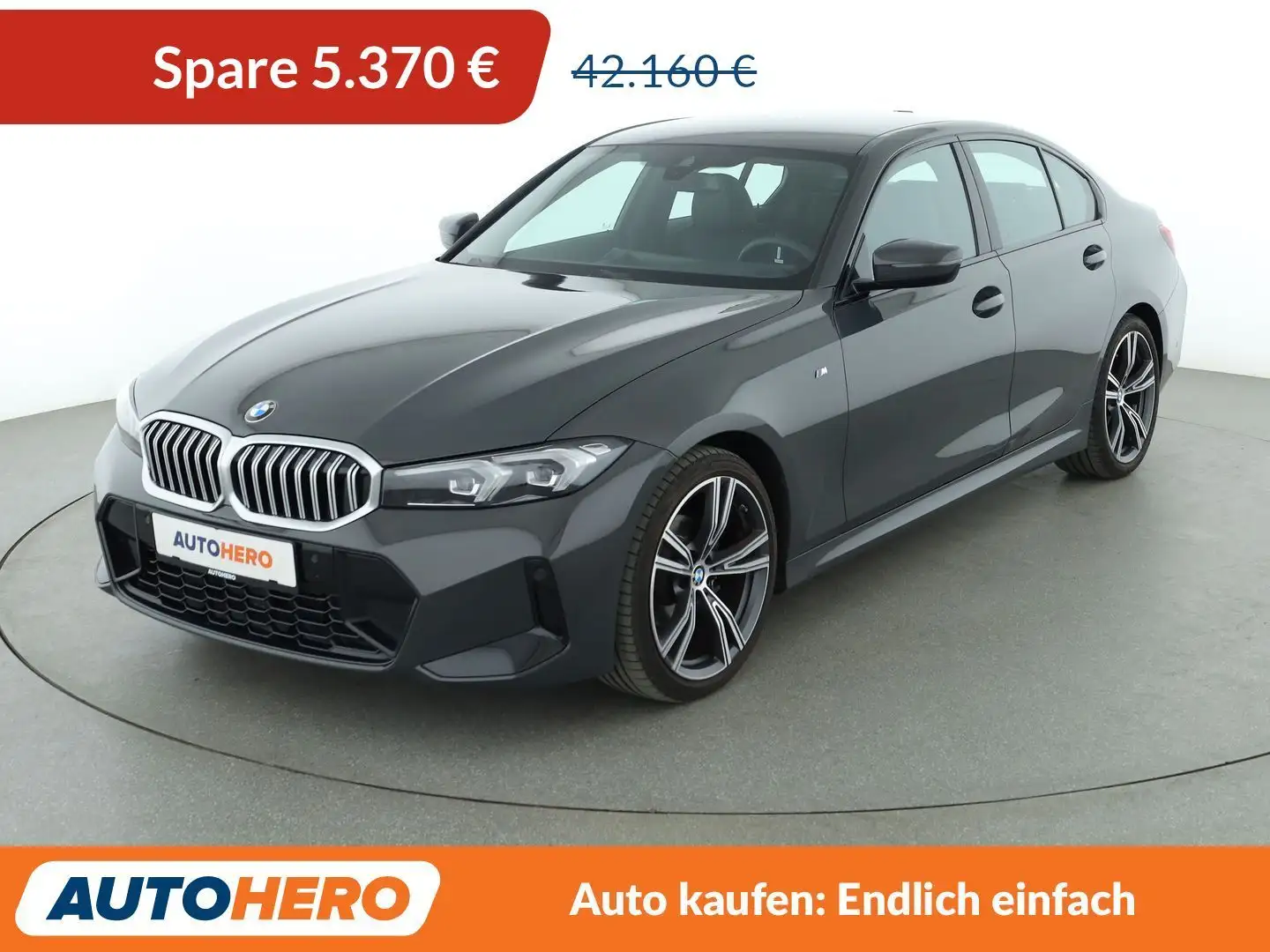 BMW 318 318i M Sport Aut.*NAVI*LED*TEMPO*PDC*CAM*SHZ* Grau - 1