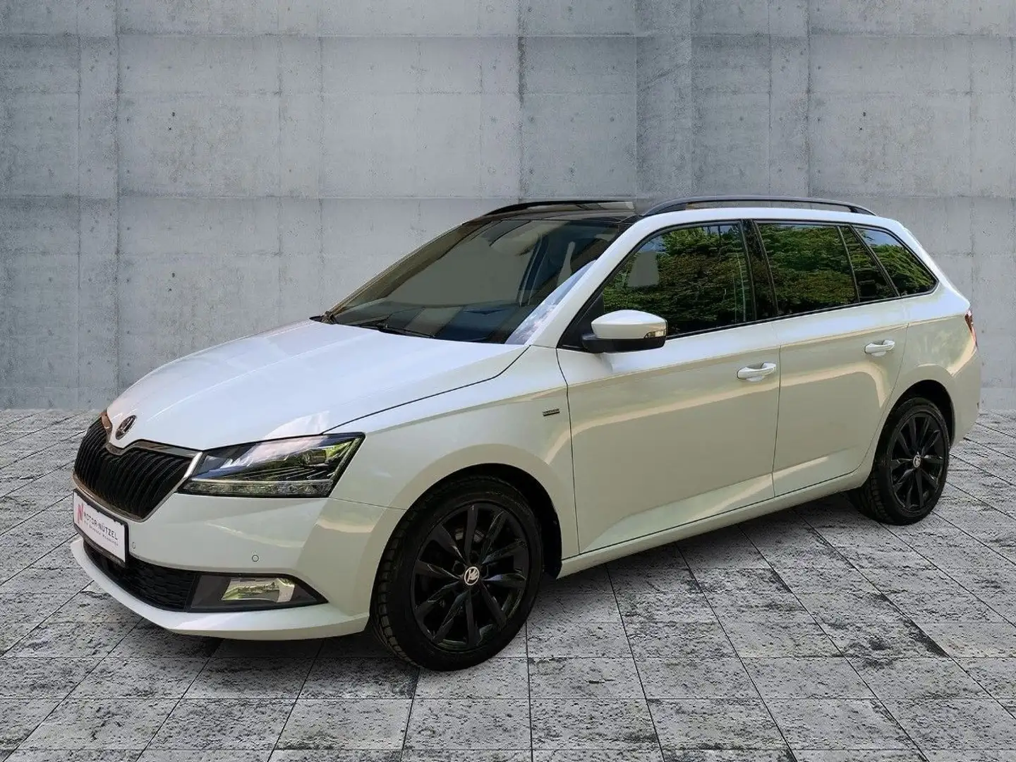 Skoda Fabia Combi 1.0 TSI DSG CLEVER LED+NAVI+ACC+PANO Weiß - 2