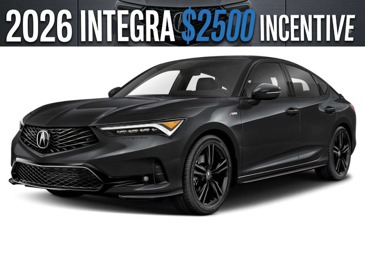 Black 2026 Acura Integra Sedan Automatic