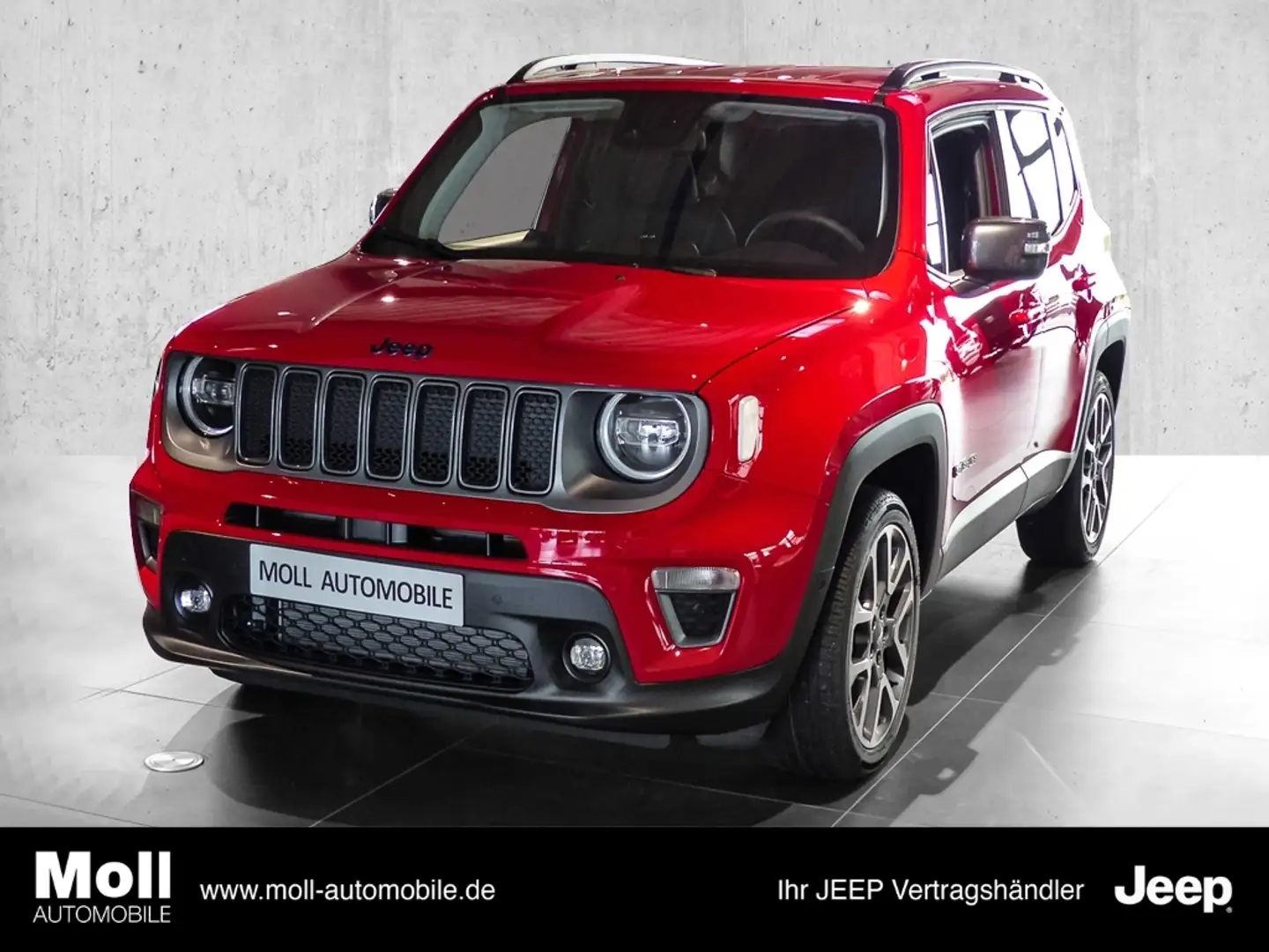 Jeep Renegade S 4Xe Plug-In Hybrid LEDER-NAVI-SOUND Červená - 1