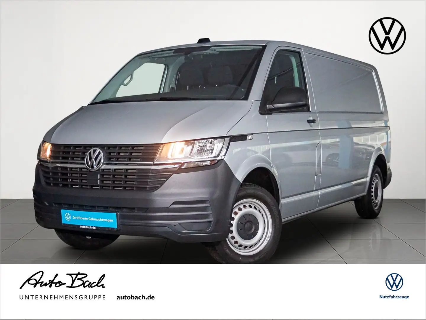 Volkswagen T6.1 Transporter T6.1 Kasten langer Radstand EcoProfi, Klima, App Silber - 1