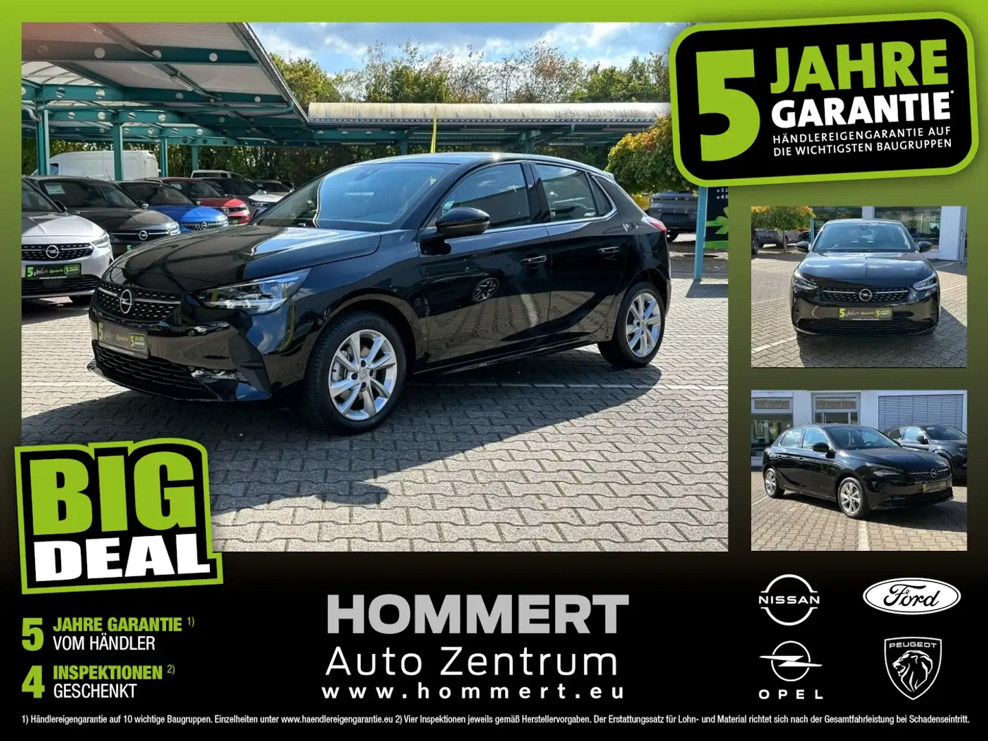 Opel Corsa F 1.2 Turbo Elegance *Kamera*beh.Lenk*Sitzh Noir - 1