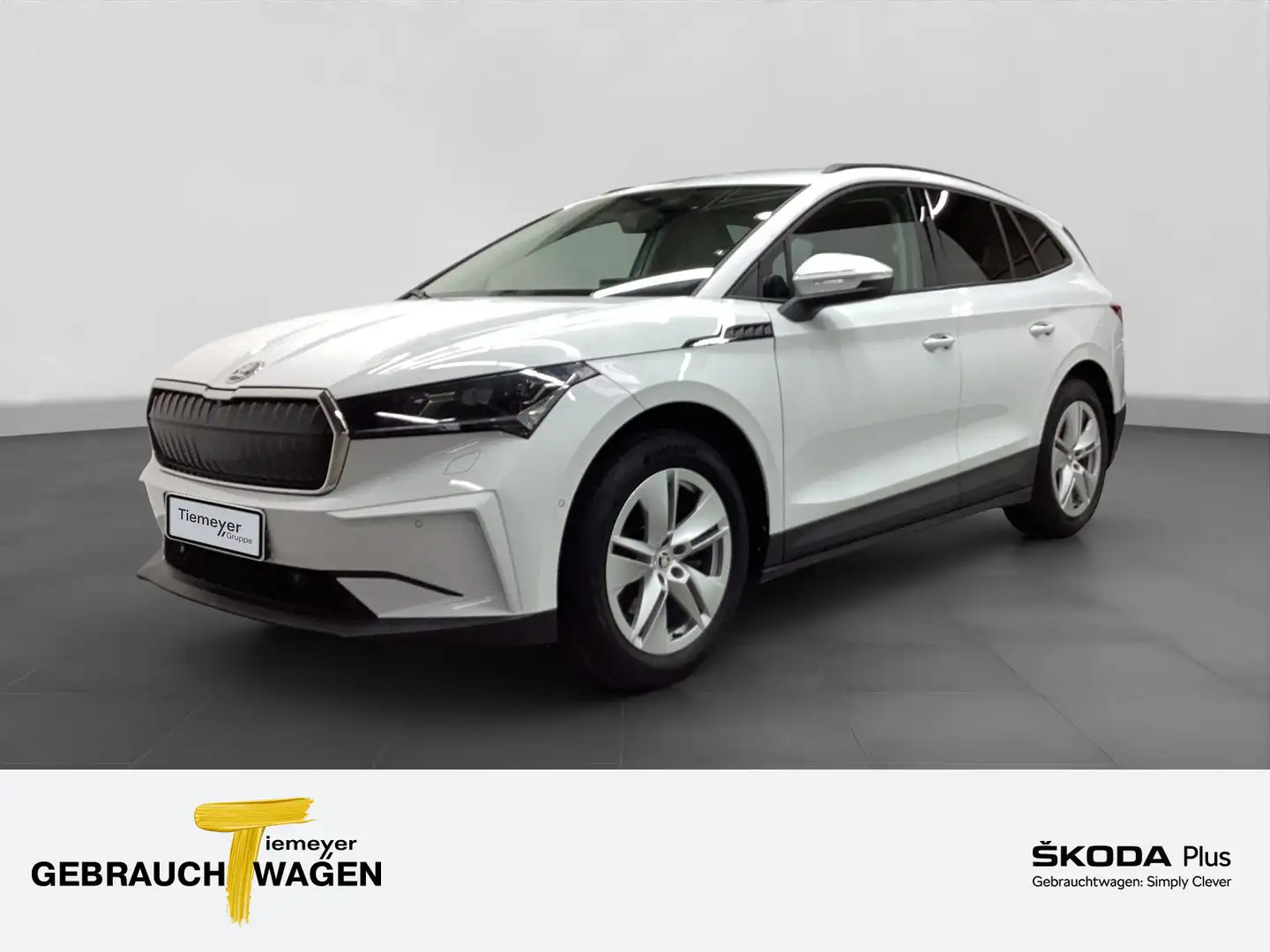 Skoda Enyaq iV 60 SUITE LEDER WÄRMEP MATRIX KAMERA Weiß - 1