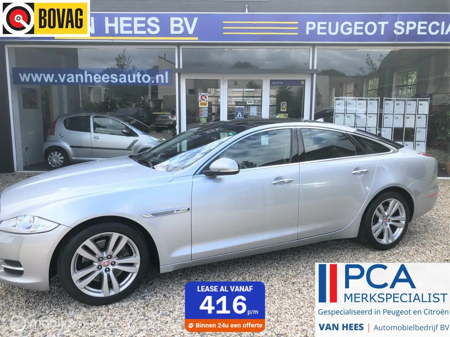 Jaguar XJ Premium Luxury | 241PK | Portfolio | leer | naviga Grijs - 1