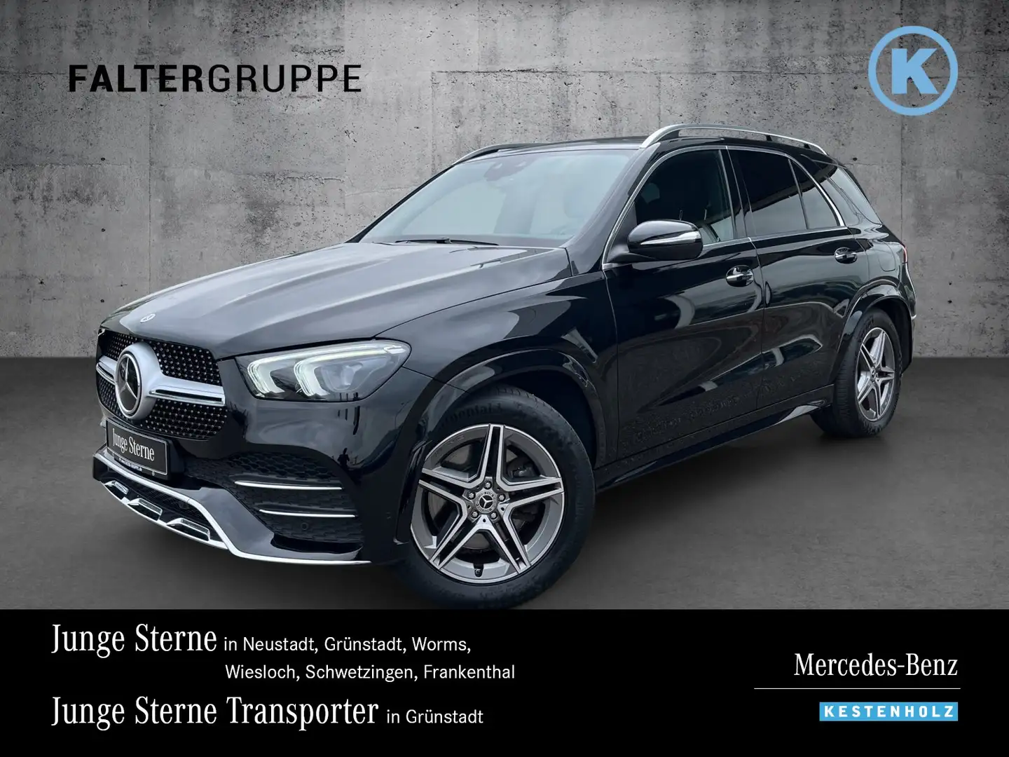 Mercedes-Benz GLE 350 GLE 350 de 4M AMG+AIRM+AHK+DISTRO+360+KEYL+EASYP Noir - 1