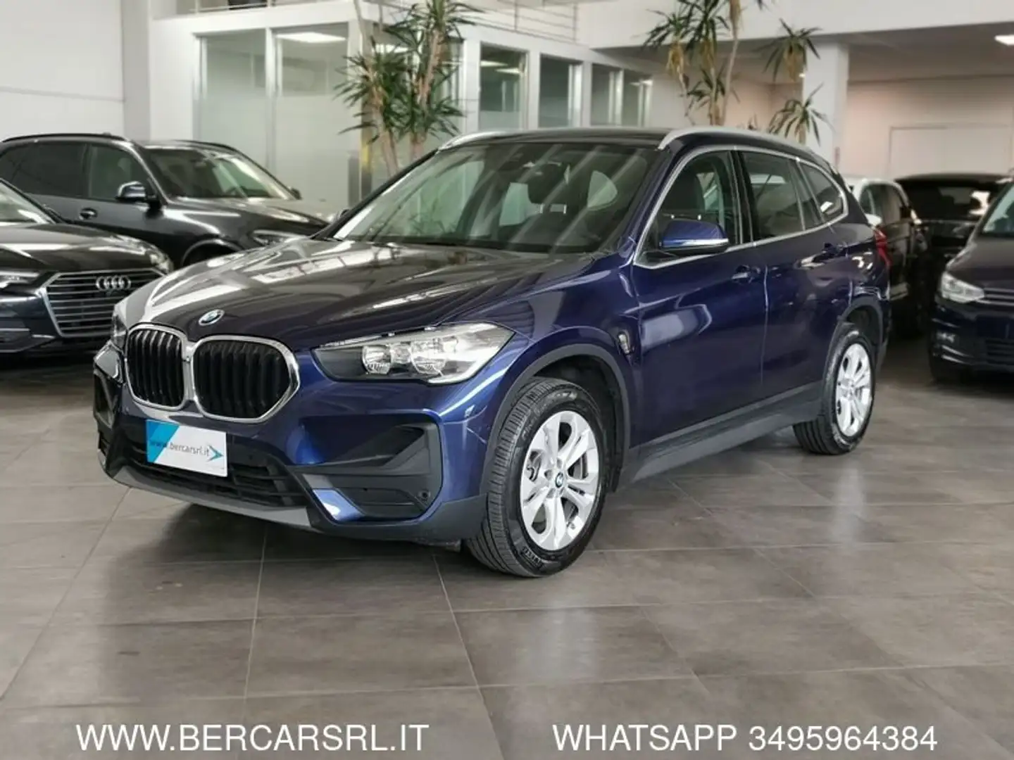 BMW X1 xDrive18d Advantage*AUTOM*PELLE*NAVI*PDC*PACCHETT Blu/Azzurro - 1