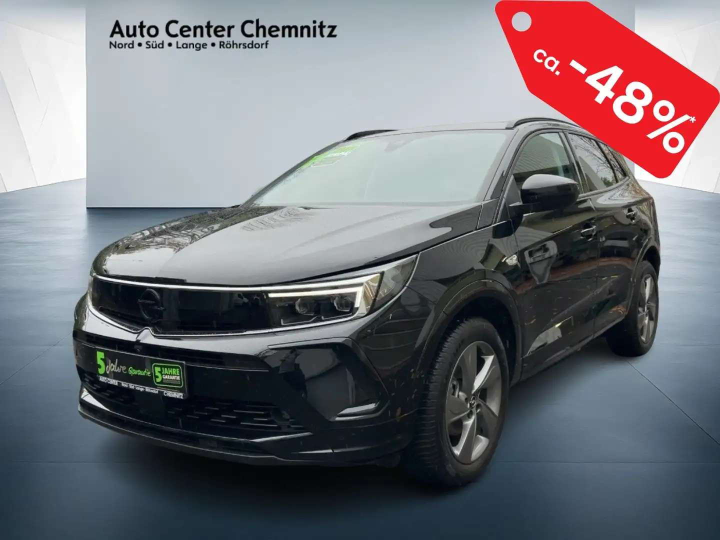 Opel Grandland 1.5 D AT8 GS Line Matrix/Navi/Ergo/360° Zwart - 2