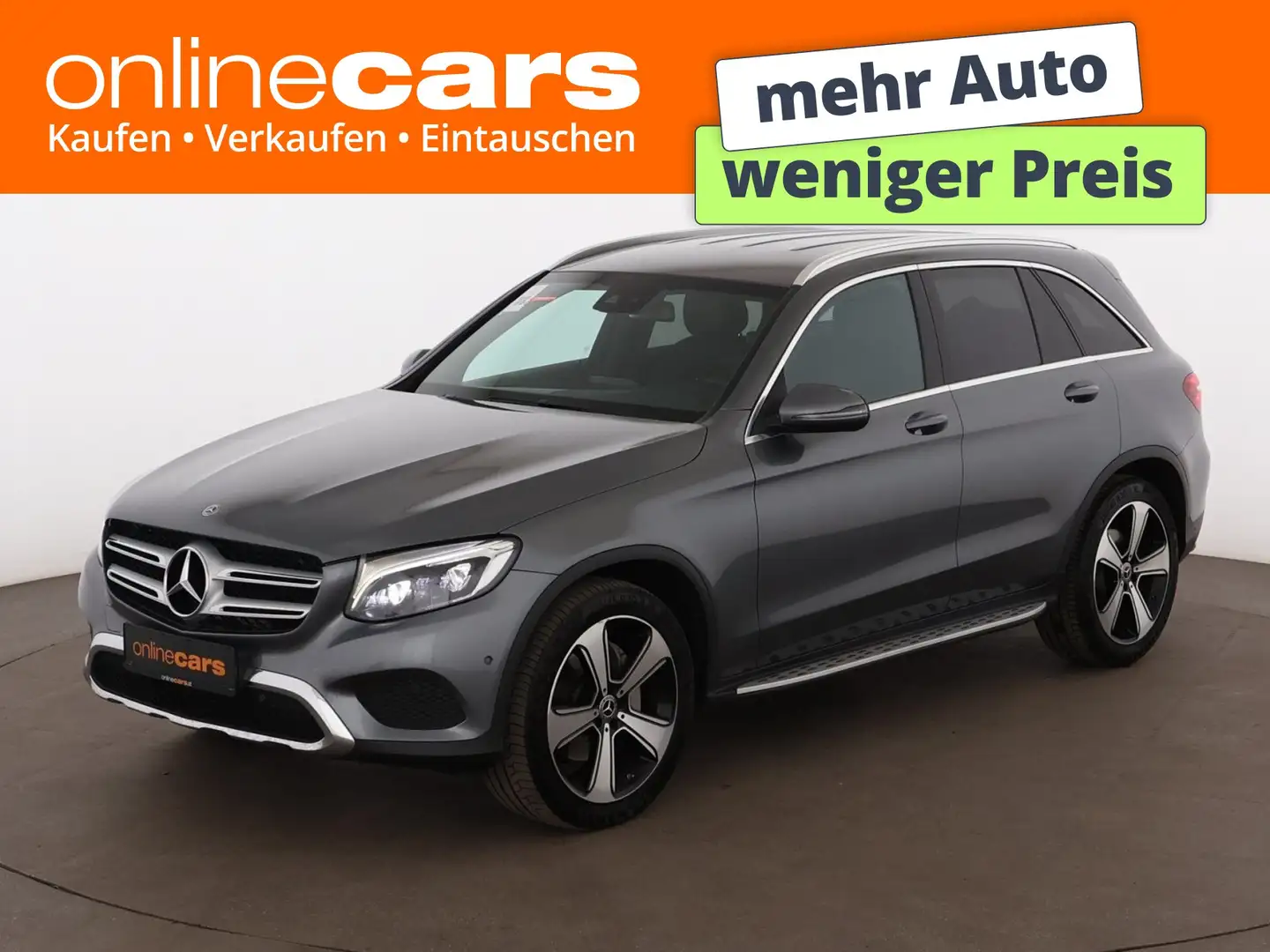 Mercedes-Benz GLC 250 d 4Matic Exclusive Aut LED LEDER NAVI PDC Grau - 1