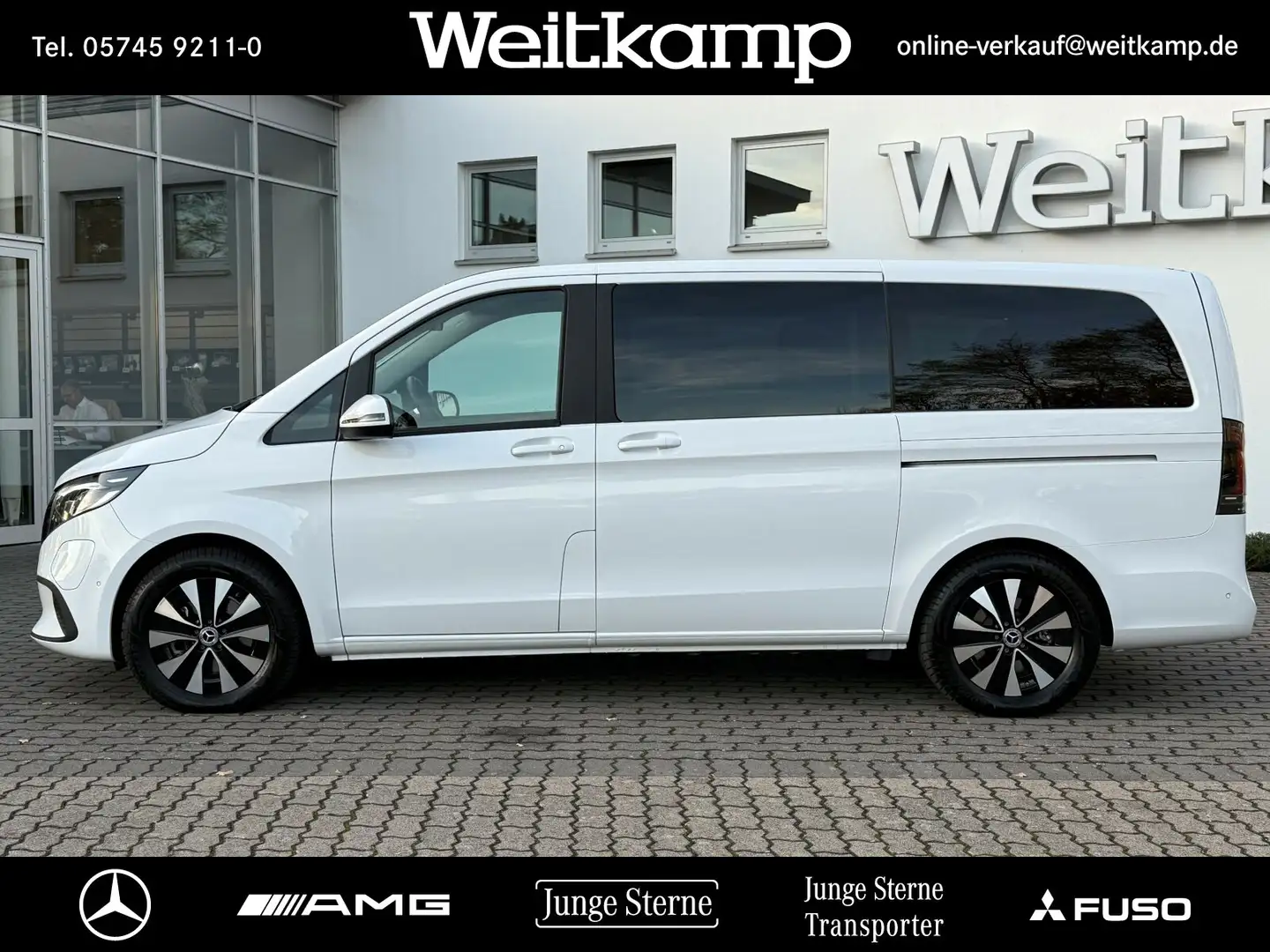 Mercedes-Benz EQV 300 EQV 300 Lang LED+TISCH+DISTRO.+EL. KLAPPE+7-SITZ Weiß - 2