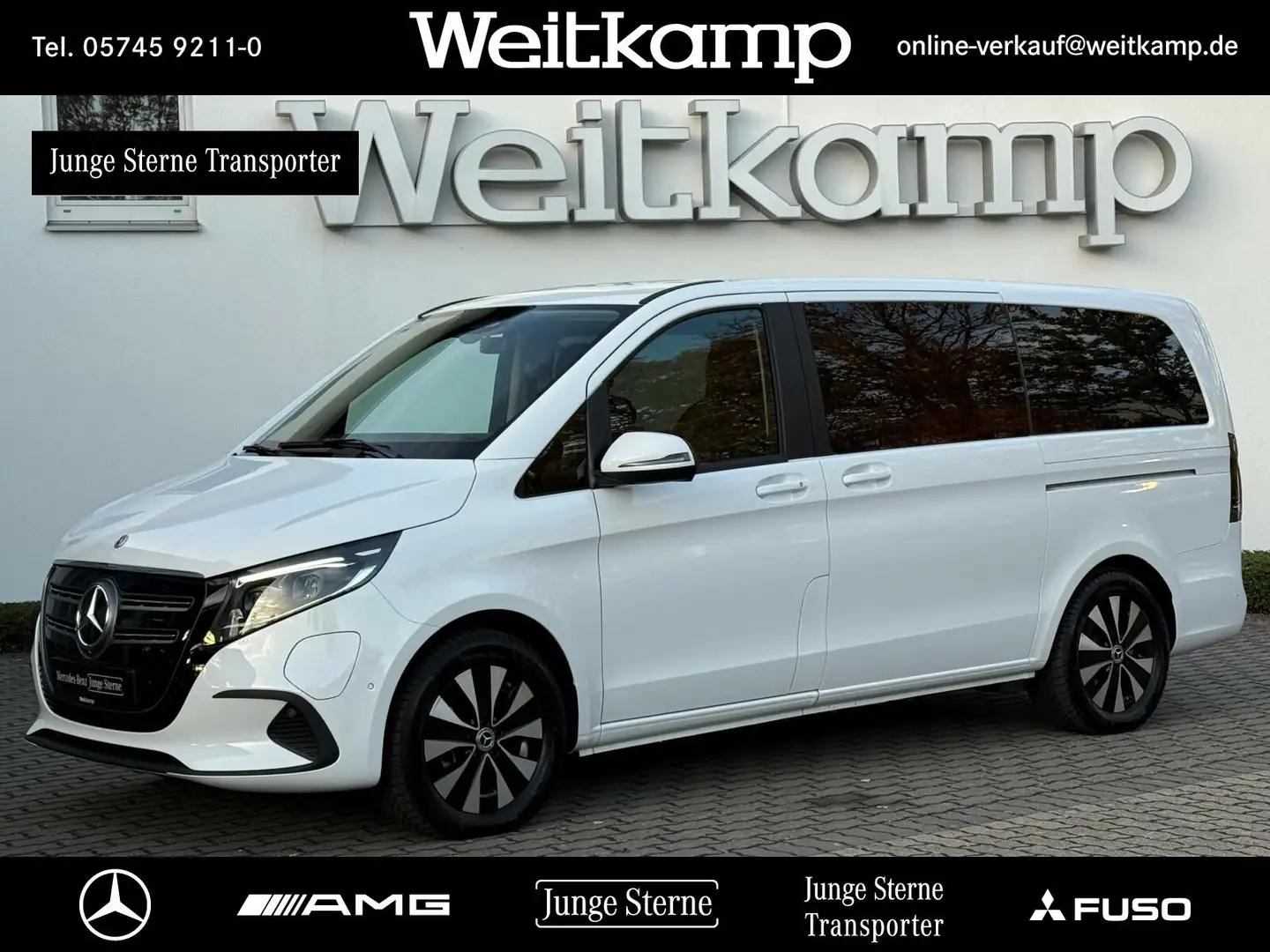 Mercedes-Benz EQV 300 EQV 300 Lang LED+TISCH+DISTRO.+EL. KLAPPE+7-SITZ Weiß - 1