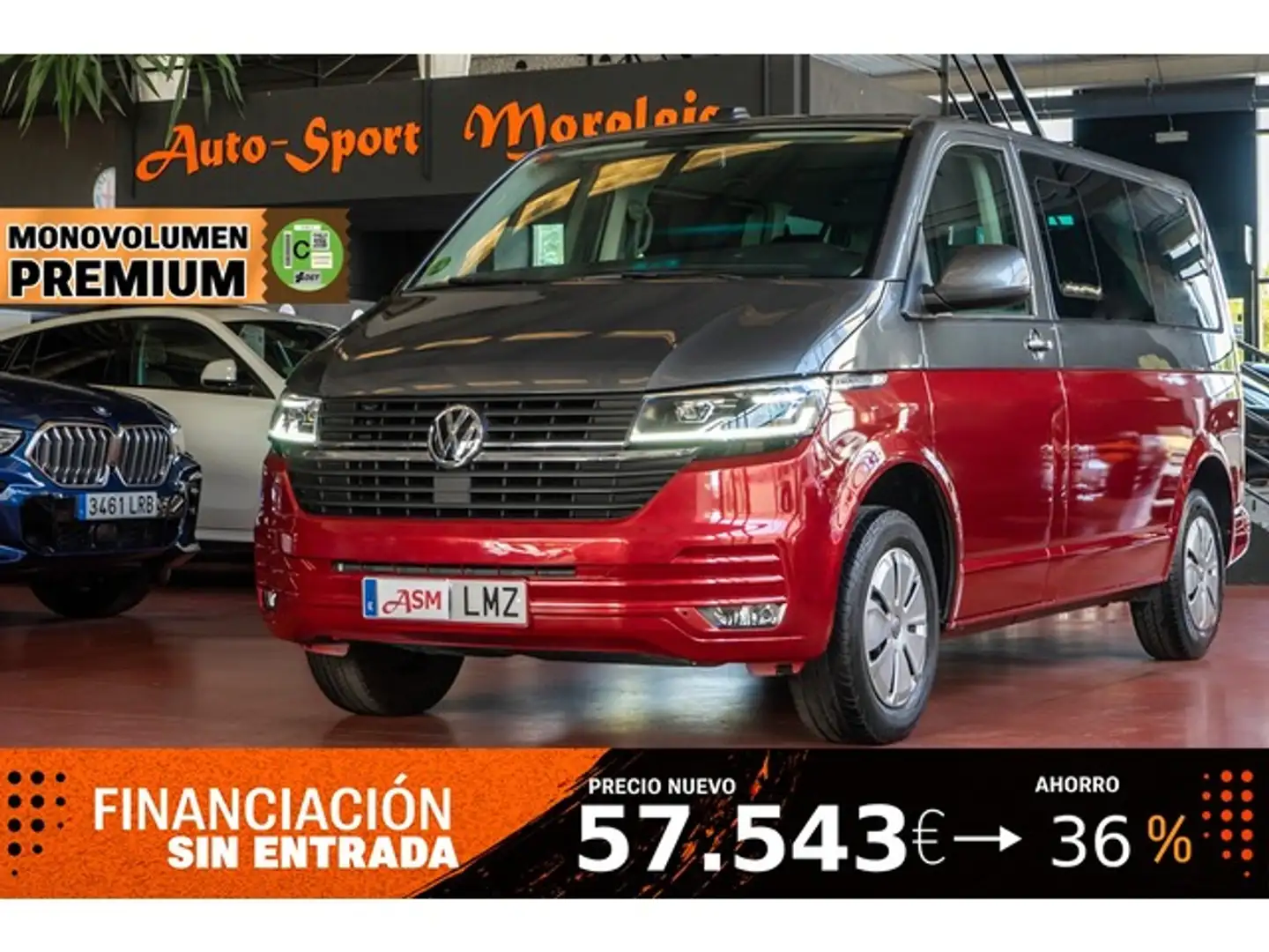 Volkswagen T4 Caravelle 2.0TDI 4MO Batalla Corta 110kW Aut Szürke - 1