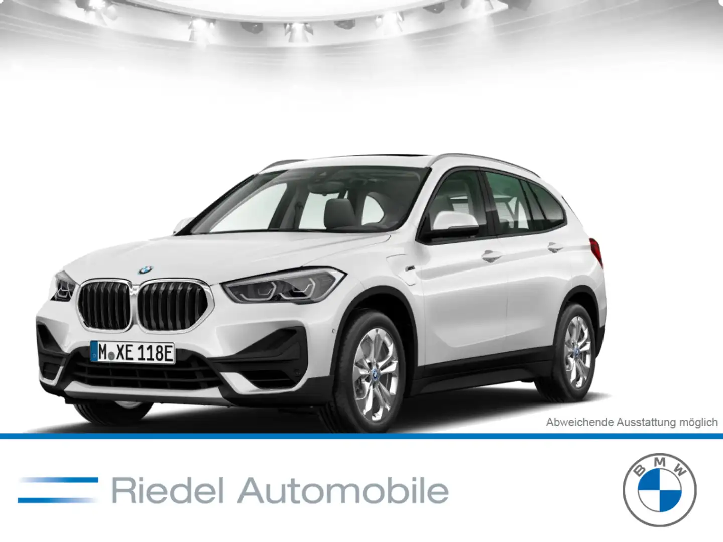 BMW X1 xDrive25e Advantage Steptronic Aut. Panorama Blanc - 1