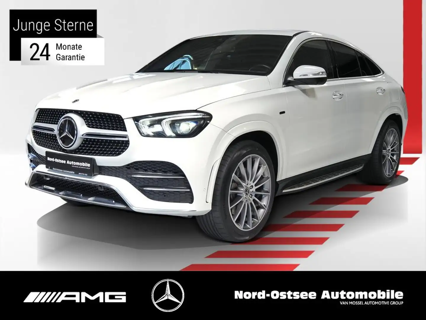 Mercedes-Benz GLE 350 e Coupé 4M AMG 360° BURMESTER MULTIBEAM Bianco - 1