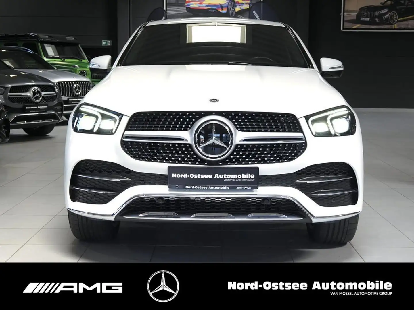 Mercedes-Benz GLE 350 e Coupé 4M AMG 360° BURMESTER MULTIBEAM Blanc - 2