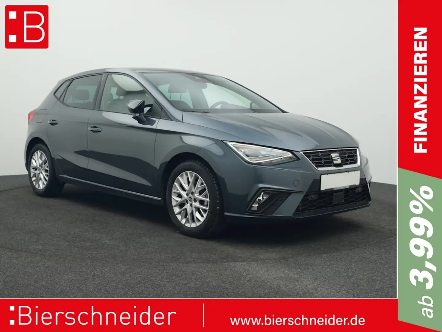 SEAT Ibiza 1.0 TSI DSG FR - LEA ab 189EUR mtl. NAVI VIEW SHZ Grau - 1