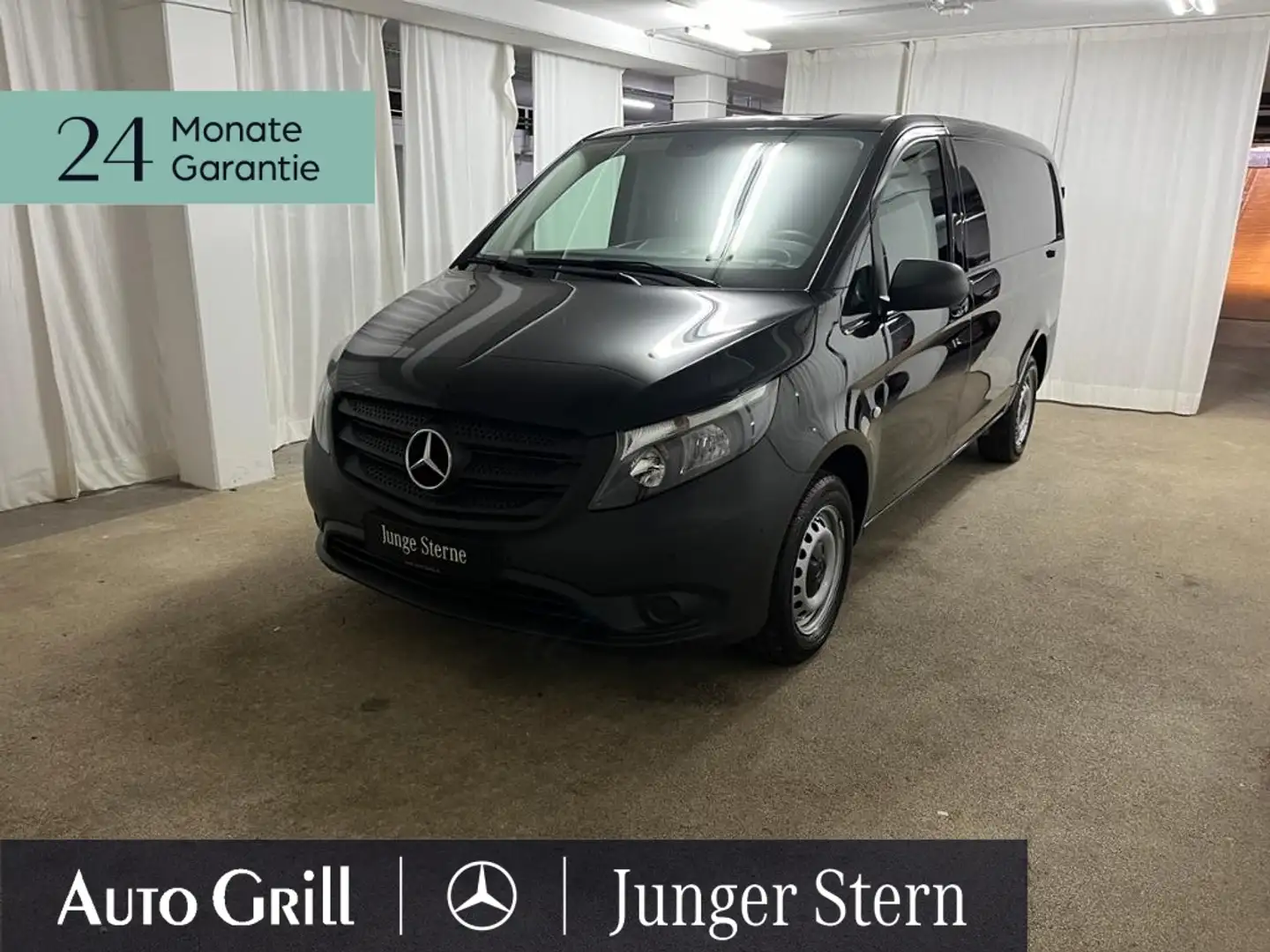 Mercedes-Benz Vito 116 CDI Kasten Lang Klima RfKam Trennwand Schwarz - 2
