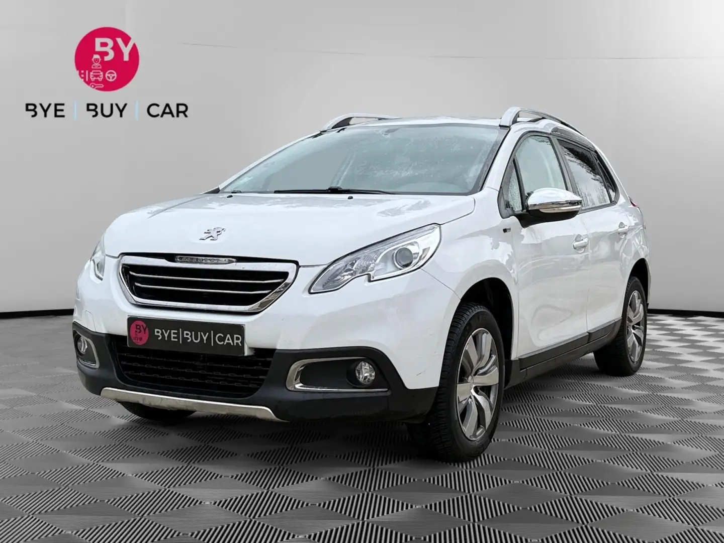 Peugeot 2008 1.2 PureTech - 82 ch - Style / Courroie faite / Véhicule Français / Garantie 12 mois Blanc - 1