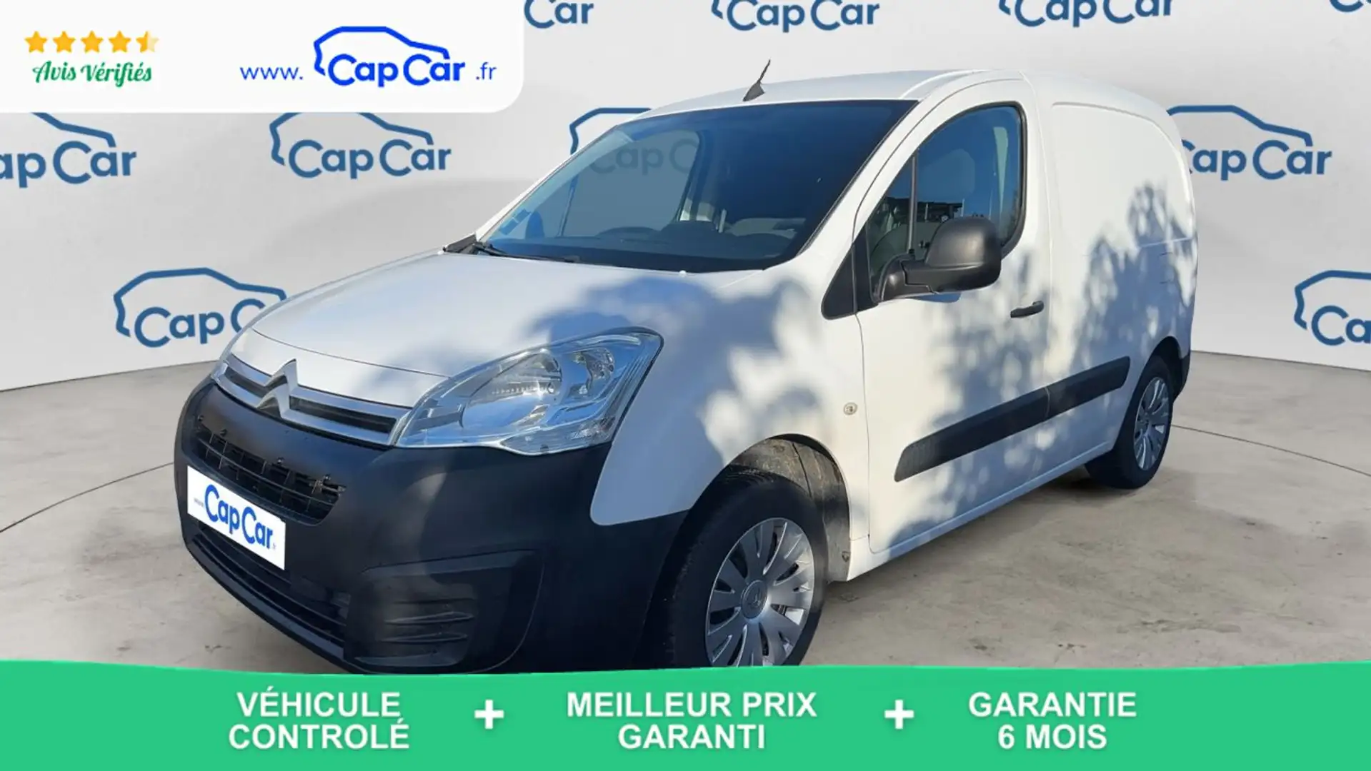 Citroen Berlingo Fourgon M 1.6 BlueHDi 99 Business Blanc - 1