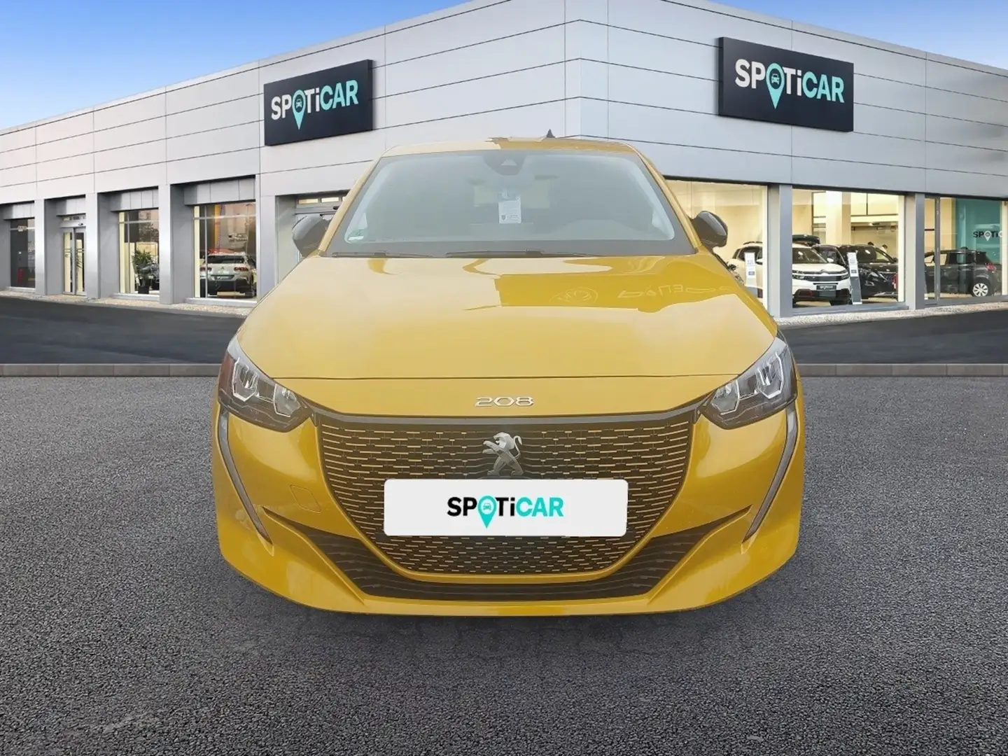 Peugeot e-208 Active Pack 136 Finanzierung ab 1,99% eff Zins Gelb - 2