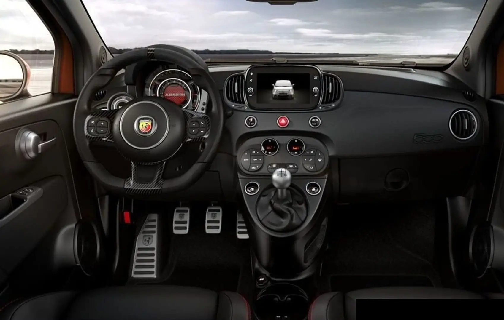 Abarth 695 1.4 Turbo T-Jet 180 CV Portocaliu - 1