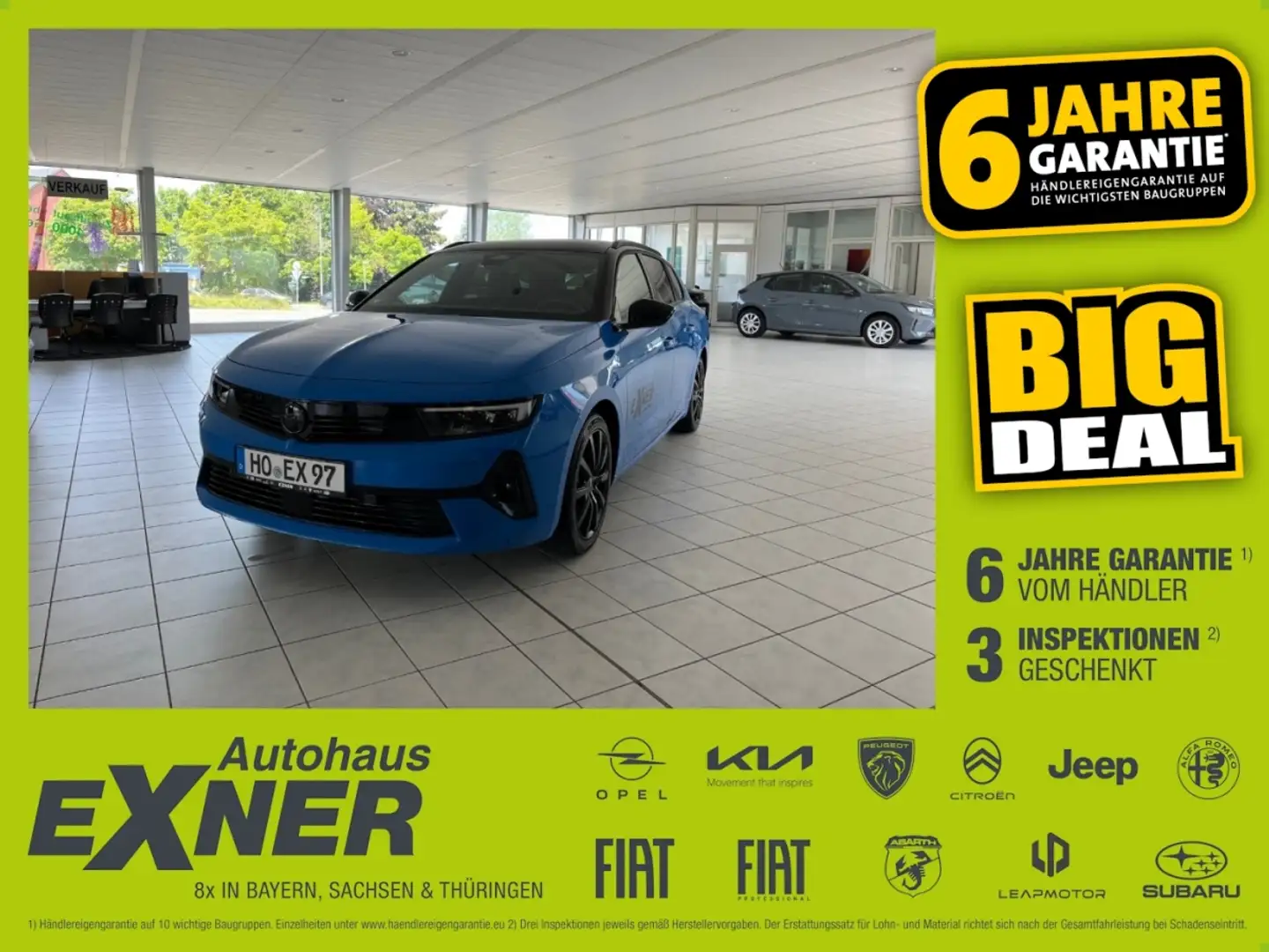 Opel Astra ST GS Panoramaglasdach, Sitzheizung vorne Blau - 1