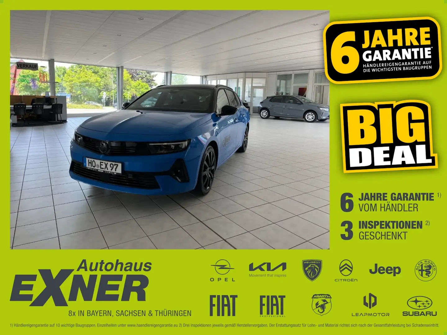 Opel Astra ST GS Panoramaglasdach, Sitzheizung vorne Blau - 1