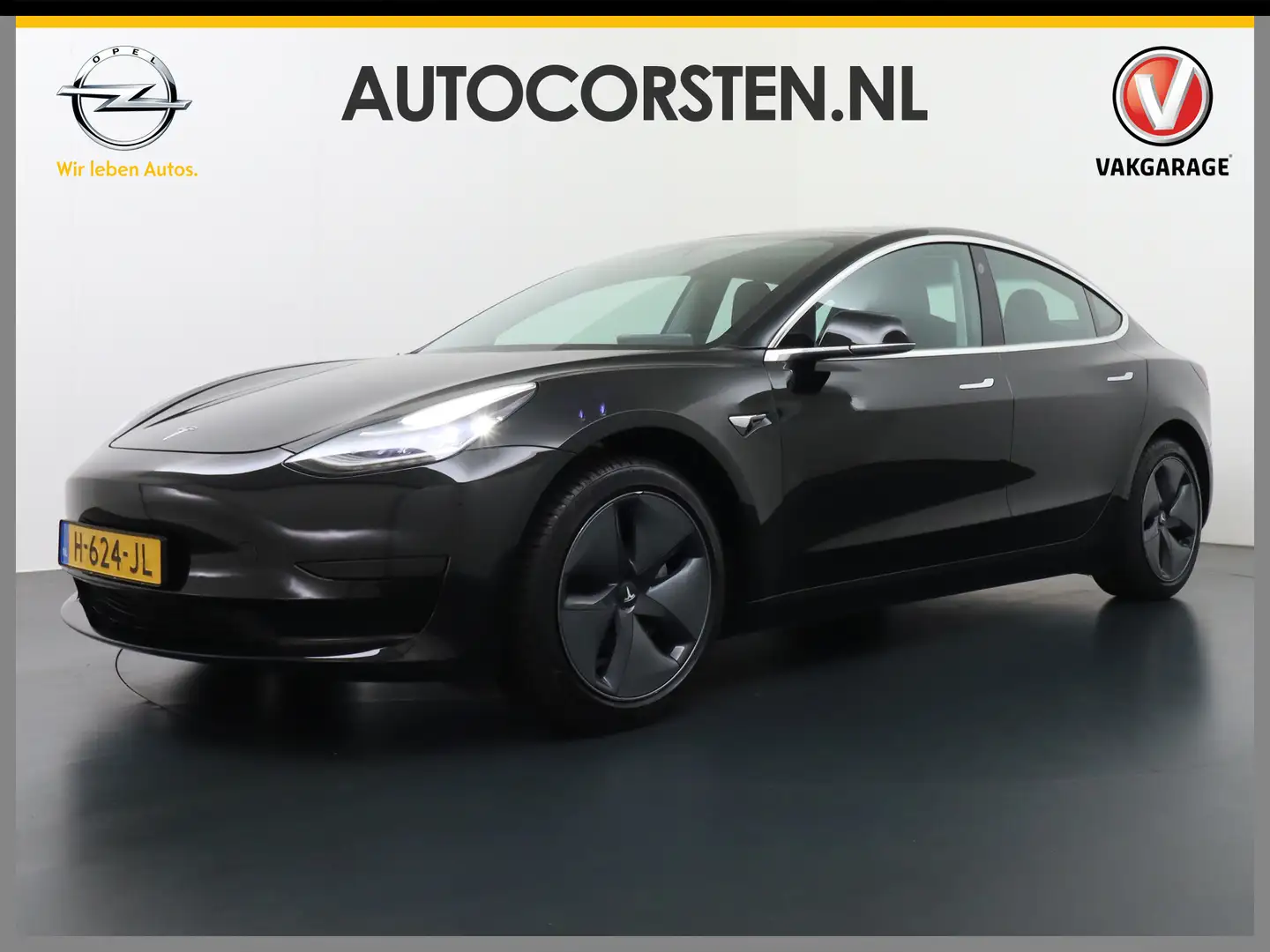 Tesla Model 3 RWD SR+ 60kWh 325PK FSD 3-Computer Lmv 18" AutoPil Zwart - 1