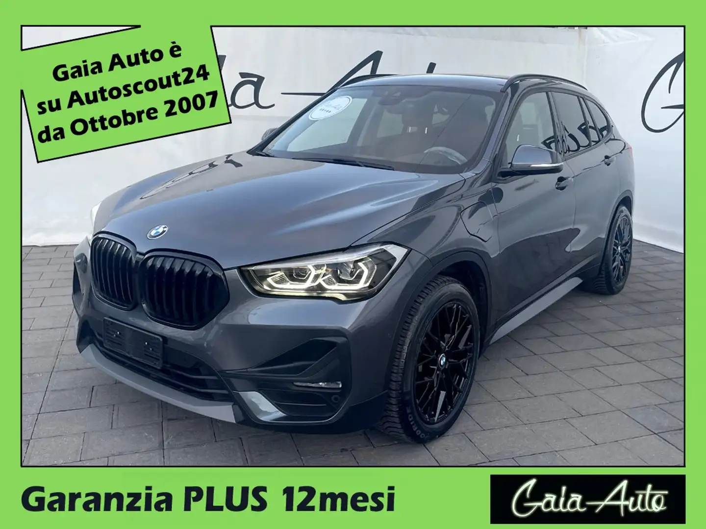 BMW X1 xdrive25e PLUG-IN 220CV (125CV+95CV) Total Black Grigio - 1