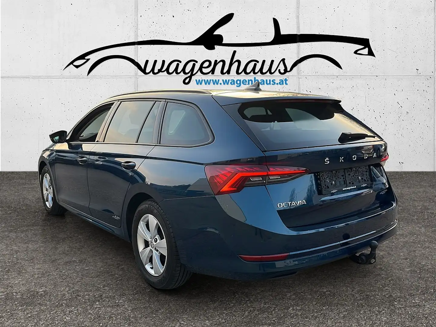 Skoda Octavia Combi TSI Ambition, AHV, LED, Kamera, Teilleder, Bleu - 2