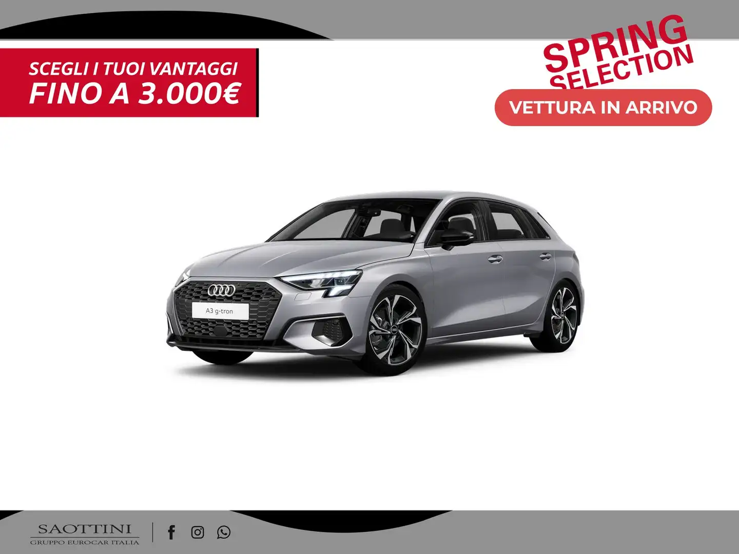 Audi A3 Sportback 30 1.5 g-tron Business Advanced S-tronic - 1