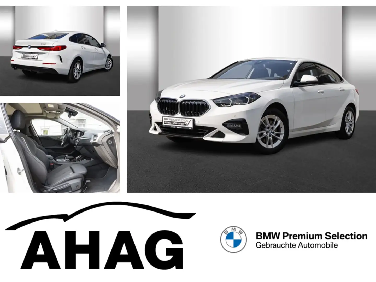 BMW 218 i Gran Coupe Sport Line Panorama Klimaaut. Wit - 1