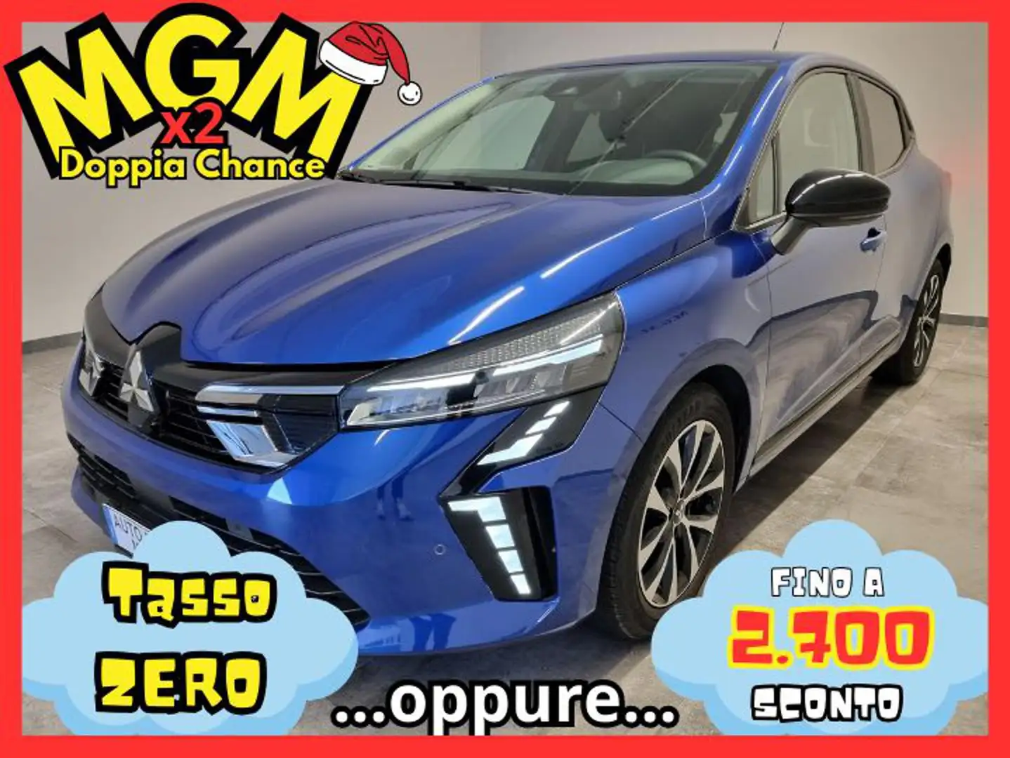 Mitsubishi Colt 1.0L turbo 90 CV Invite Bleu - 1