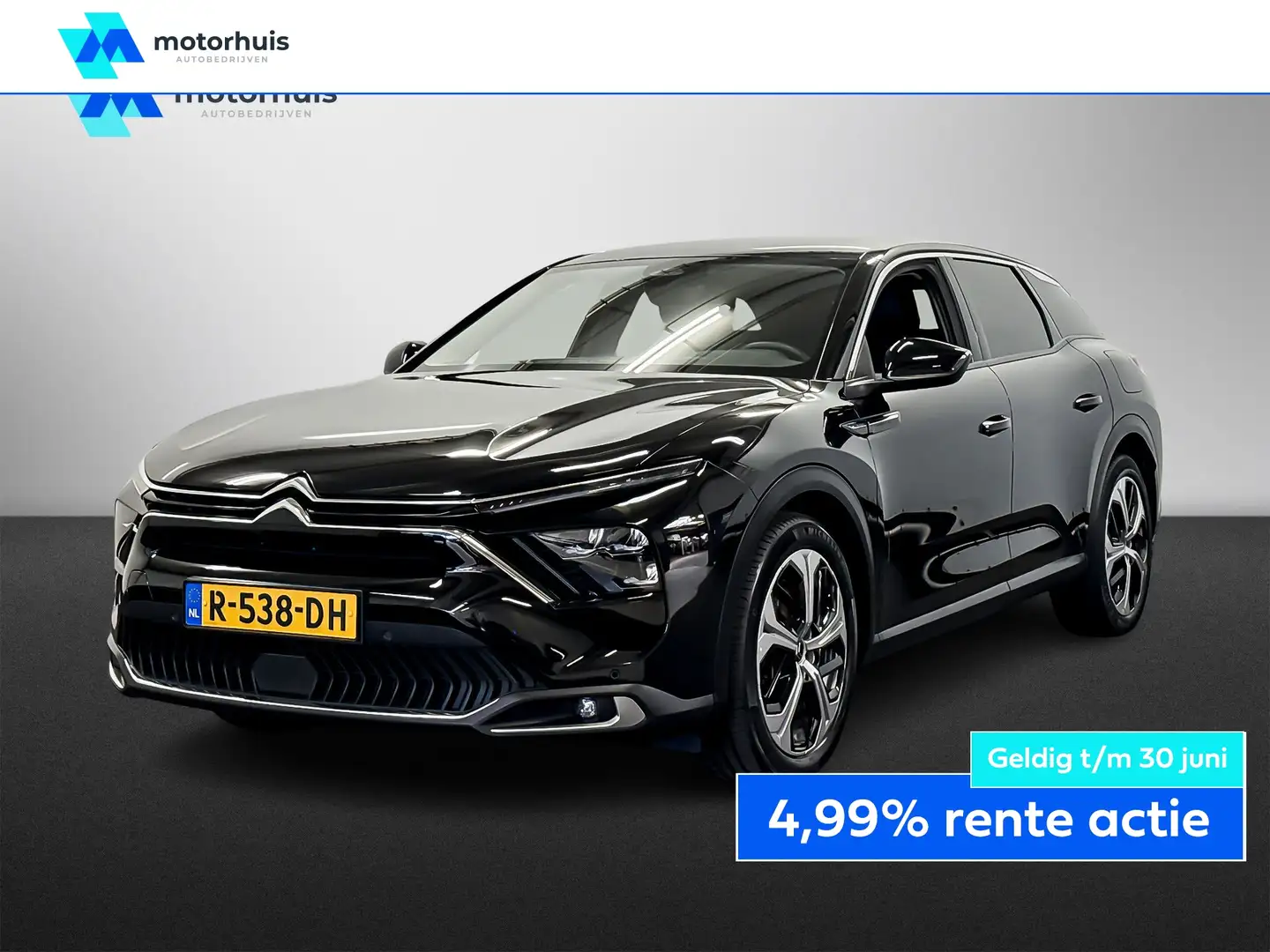 Citroen C5 X 1.6 HYBRID 225PK PHEV FEEL NAVI TEL PDC CAMERA LED Zwart - 1