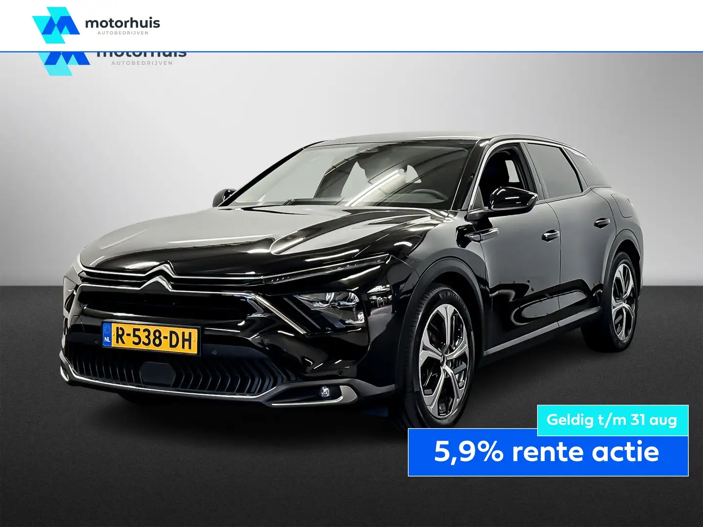 Citroen C5 X 1.6 HYBRID 225PK PHEV FEEL NAVI TEL PDC CAMERA LED Zwart - 1