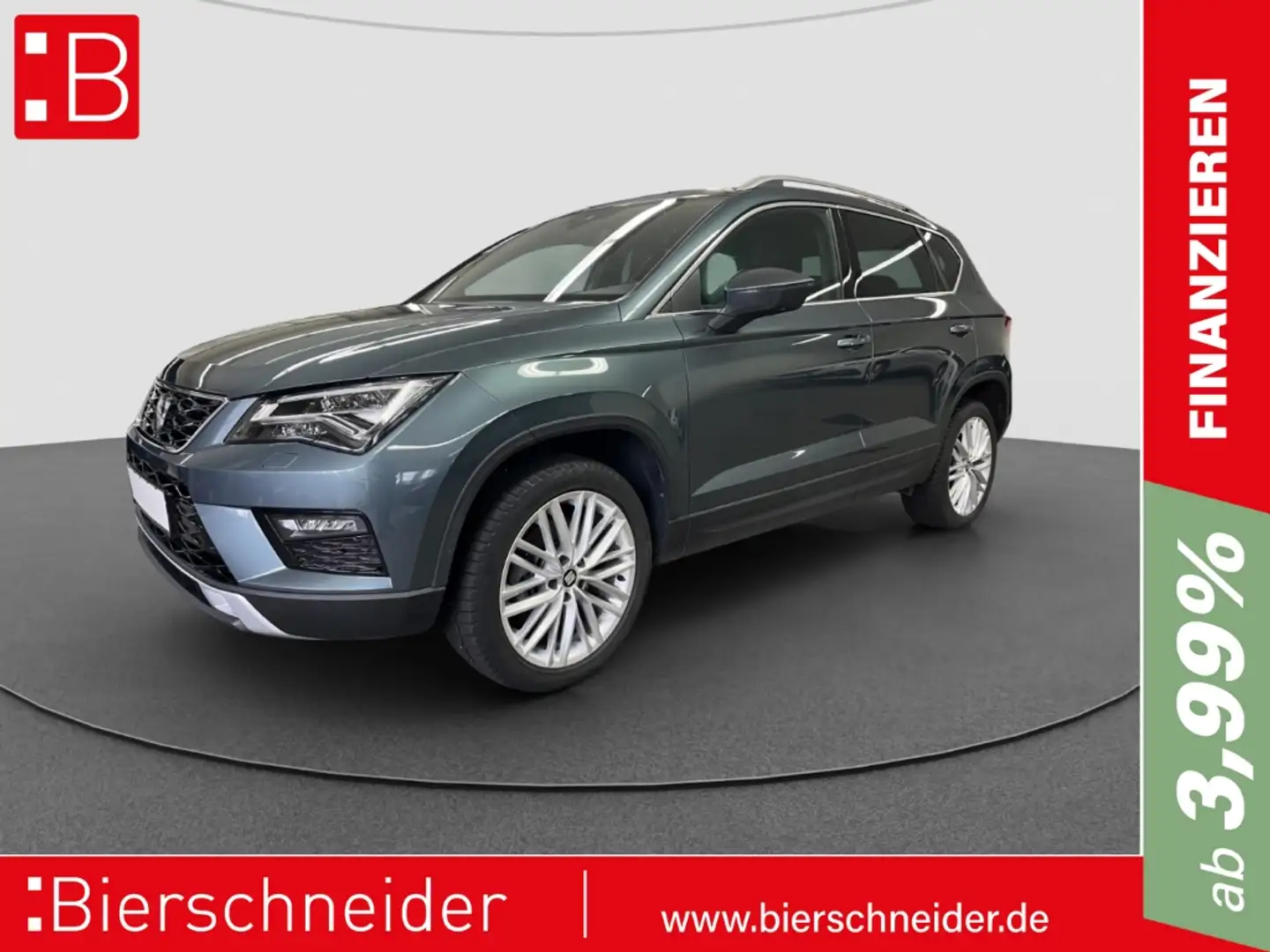 SEAT Ateca 1.5 TSI DSG Xcellence AHK REAR VIEW ACC SHZ Grau - 1